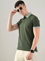 Men Slim Fit Polo T-shirt