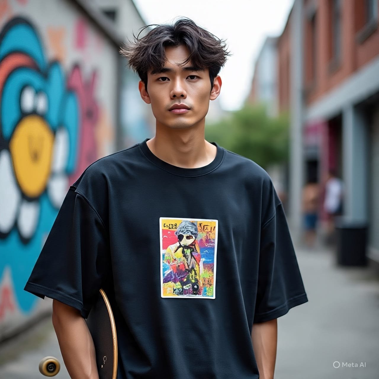 DROP SHOULDER COTTEN ROUND NECK