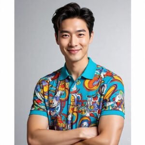 PRINTS COLOR T-SHIRT 100% COTTON