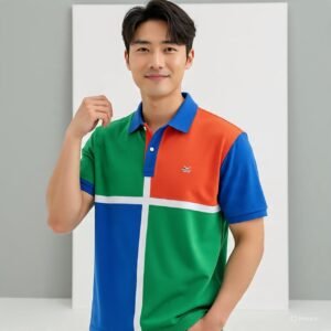 STRIPER COTTON T-SHIRT